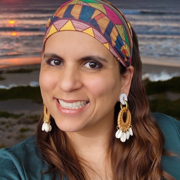 🆕️ Boho Chic Rattan Shell Earrings 18K Gold Plated Summer Beach Themed Vibes - Picture 4 of 10